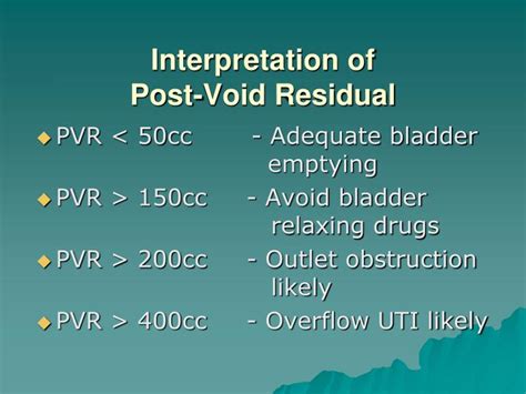 bladder scan results interpretation|Bladder Post Void Residual Volume .